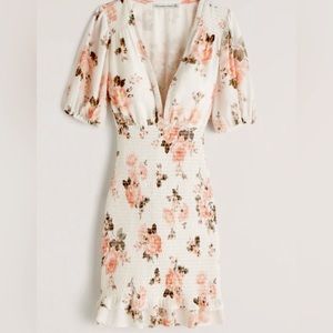 Abercrombie Smocked Waist Mini Dress